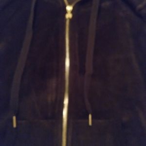 Velour supermodel Victoria sweatshirt. Black sequin wings on back. Worn twice.